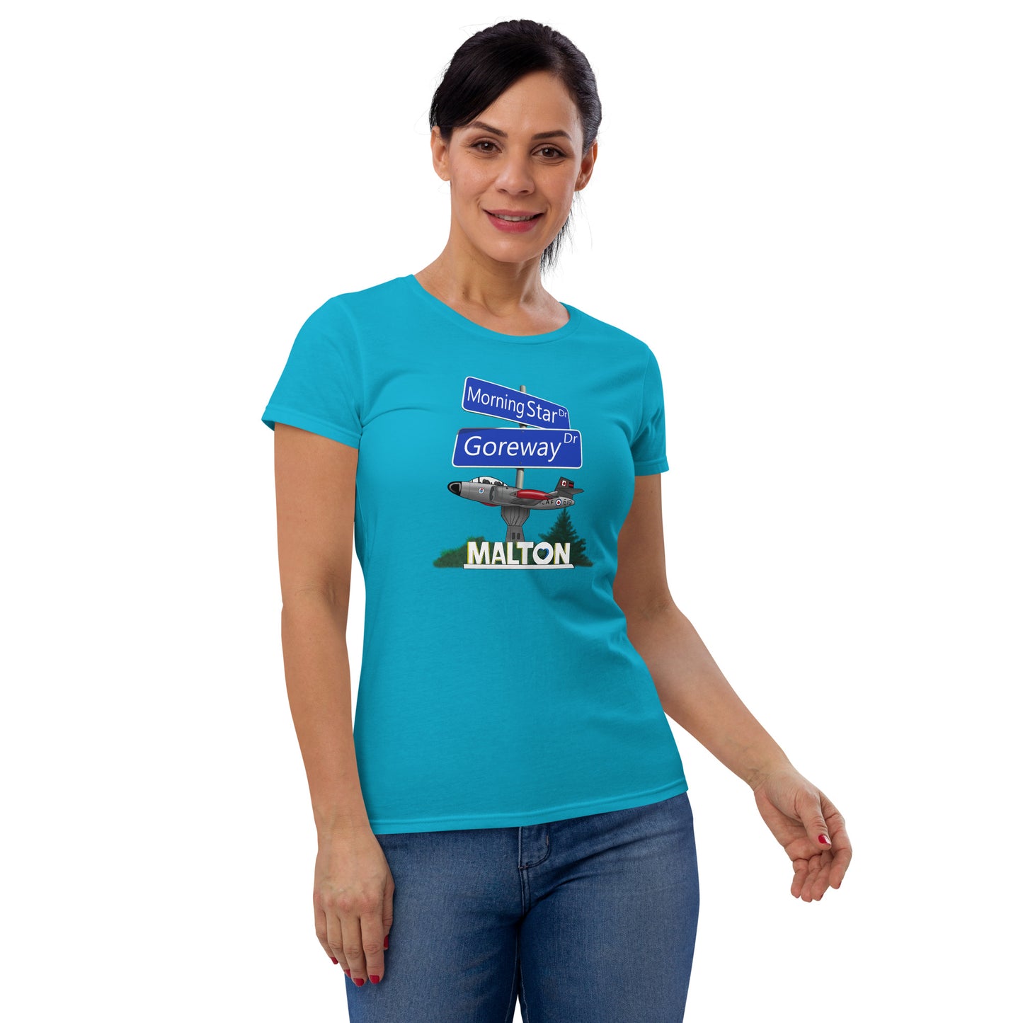 Women's Malton Massive Short Sleeve Shaped Tee