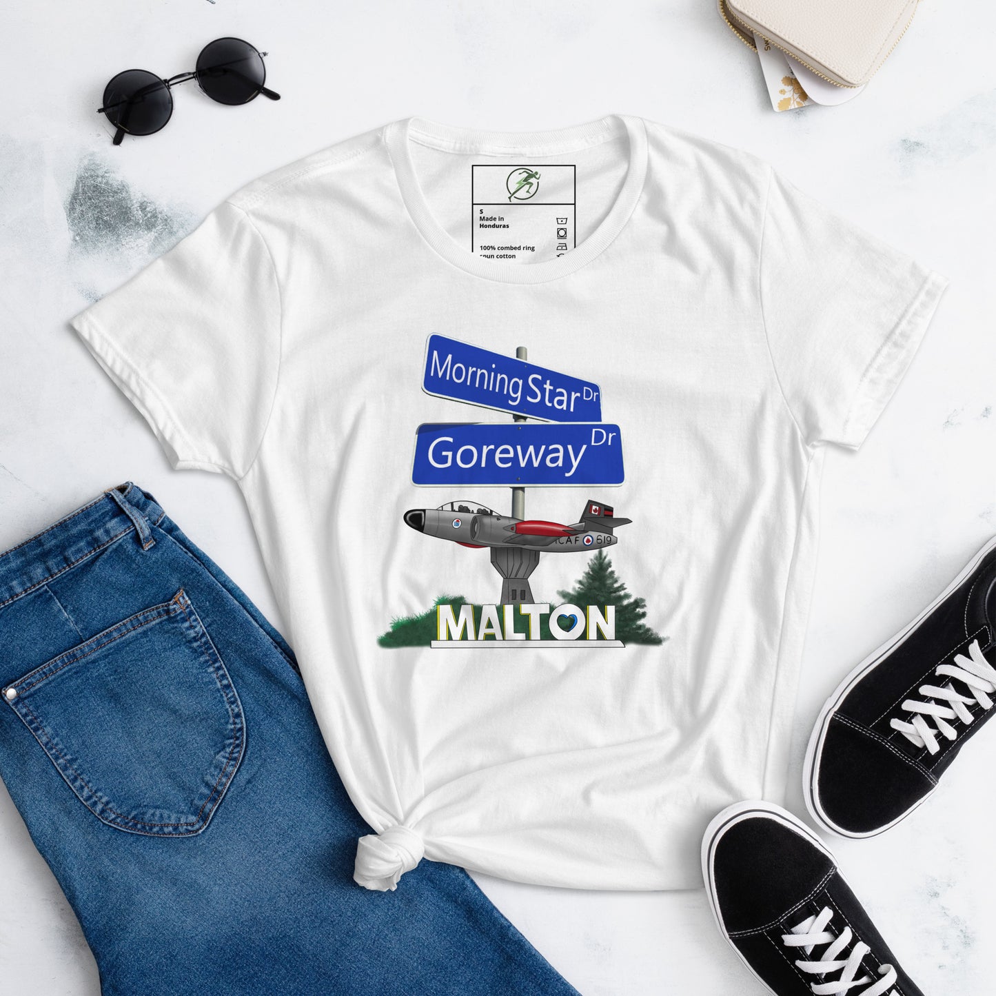 Women's Malton Massive Short Sleeve Shaped Tee